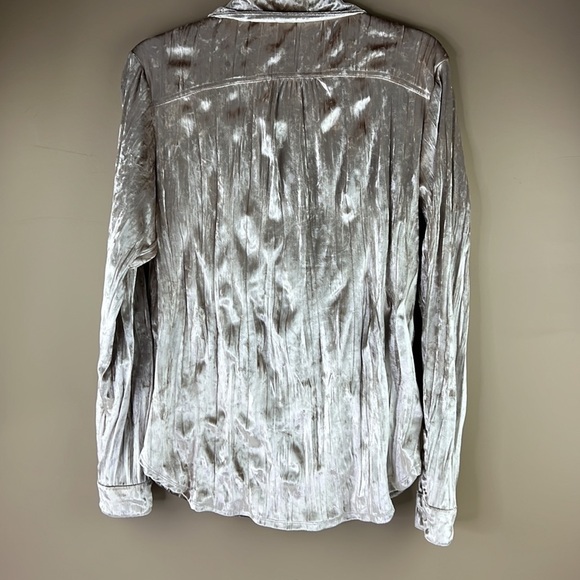 Nwt Hello Nite Crushed Velour Lounge Shirt size small - Picture 2 of 10